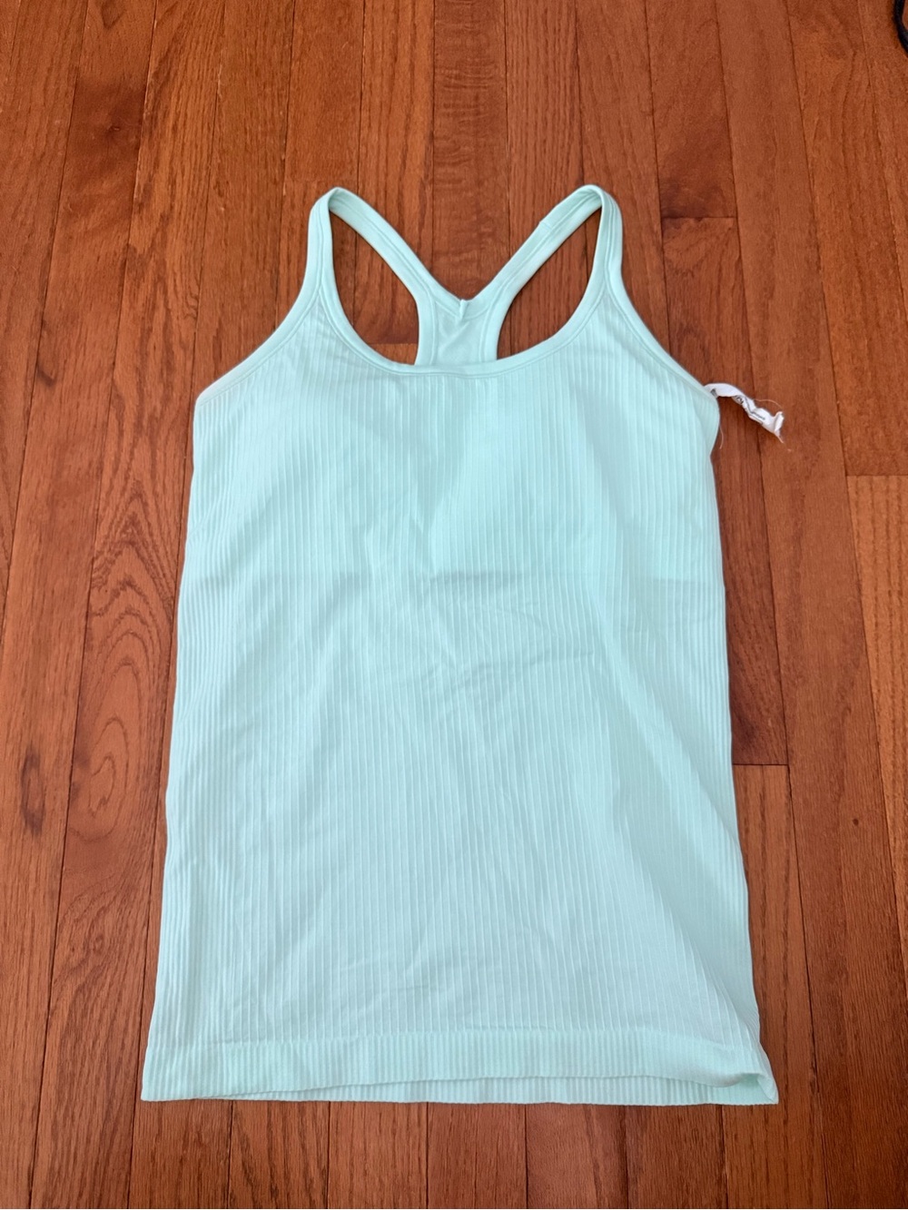 lululemon Ebb to Street Mint Tank Top